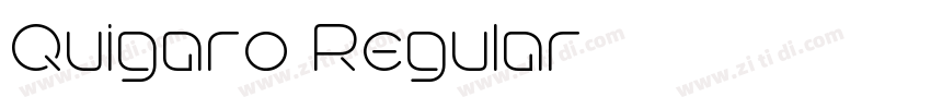 Quigaro Regular字体转换 Quigaro Regular字体转换